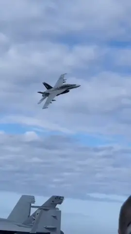 Super Hornets fly over the USS George H.W Bush during the Carrier Air Wing 7 change of command ceremony  @usnavy video - Edited
