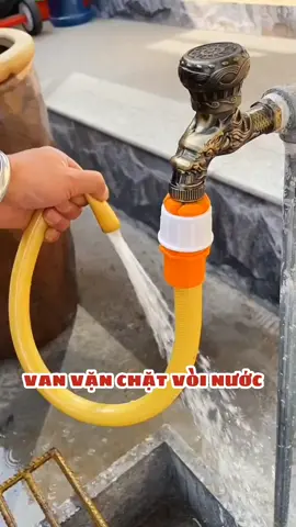 Van vặn chặt vòi nước không bị tuột dây bơm, tiện lợi #tiệnichcuocsong #dụngcuthietbitienich #xuhuong #vòinuoc 