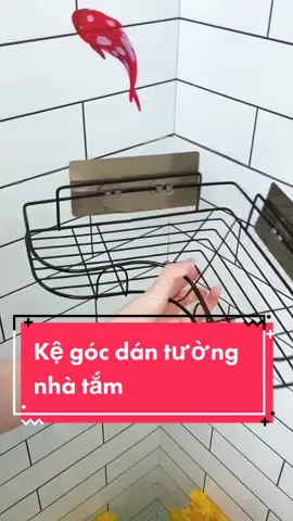 Kệ góc dán tường nhà tắm, nhà bếp #kegocdantuong #kegocdanang #kegocnhatam 