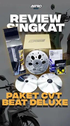 Review paket beat deluxe & scoopy new? 🤔🤔 gass lah 🔥🔥 Paket full upgrade dari astro ready untuk motor beat deluxe atau scoopy new nih men , selain menghilangkan gredeg paket full upgrade ini juga ningkatin performa motor kalian 🔥🔥🤟🏻🤟🏻 #spectro #astocustom #yamaha #upgradecvt #paketkirian #paketcvt #kirian #cvt #honda #matickencang 