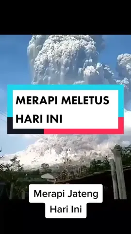 Merapi meletus Hari ini #merapi #merapierupsi #fyp #gunungindonesia 