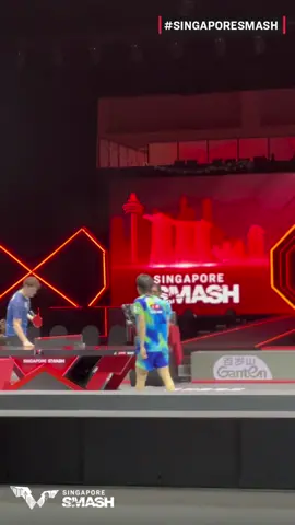 Shunsuke Togami’s enthusiastic celebration to his comeback win over Dimitrij Ovtcharov is everything 🥹