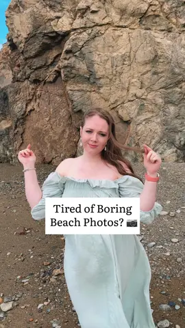 Tired of Boring Beach Poses? Try this! #poseforpictures #photopose #pose #fyp #photography #posecoach #posingcoach 