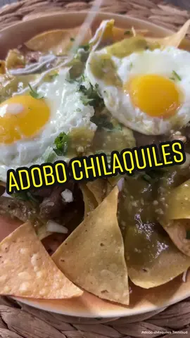 Mexipino breakfast #adobochilaquiles #adobo #chilaquiles #filipino #filipinofood #tasty #sarap #masarap #mexipino #brunch #FoodTok #foodtiktok #pinoytiktok