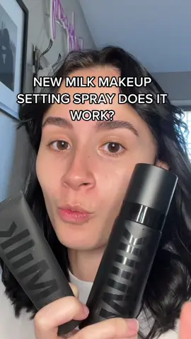 @milkmakeup first of all this packaging is so sleek and sexy i need every product packaged this way 😮‍💨 seconddd i was sent these products (thank you milk fam 🤍) but this isnt a paid partnership (i wish it was lol) and even if it was we only promote honesty ALWAYS !! #makeuptipstiktok #makeupproductsreview #settingspraytest #settingsprayviral #viralmakeupproducts #fyp #makeuptiktoker #makemefamous 