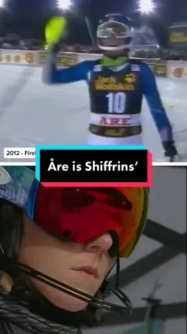 From 2012, to 2023, Åre is special to Shiffrin 🫶 #ski #skiedits #fis #skitok #skitalk #wintersport #shiffrin #mikaelashiffrin #usa #champion #splitscreen #win 