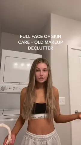 Full face of skin care 🤍 + decluttering my old makeup! I’ll list all products used in the comments :) Also the tan is still processing it wont be *as* dark 😂 #skincare #grwm #MakeupRoutine #grwmroutine #declutterwithme #decluttering #minimalist #minimalism #minimalismforbeginners #amazonfinds #amazonmusthaves #fyp #sahmvlog #sahmsoftiktok #sobermomsoftiktok #organizedhome #minimalisthome 