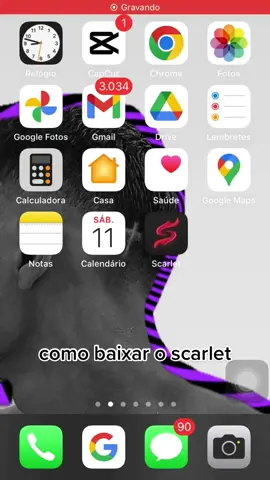 tutorial de como baixar o scarlet #CapCut #foryou #fyp #iphone #iphone7 #scarlet #ios 