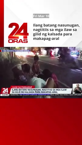 Mga ilaw sa kalsada ang nagsilbing tanglaw sa mga munting pangarap ng ilang bata sa Cebu na viral sa social media. Sa kalye sila nag-aaral dahil sa isang insidenteng nagpadilim sa kanilang mga tahanan. #24Oras #NewsPH #SocialNewsPH #TikTokNews