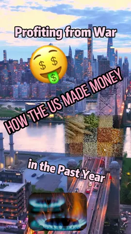 💰🔫 US profits from conflict - 🌾 grain sales and 🛢️ energy industry. #conflict #war #uspolitics #finance #ukraineconflict #globalpolitics #economia