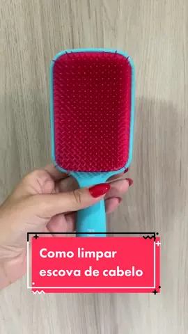 Dica para lavar a escova de cabelo #dica #beleza #beauty #ricca #limpeza 