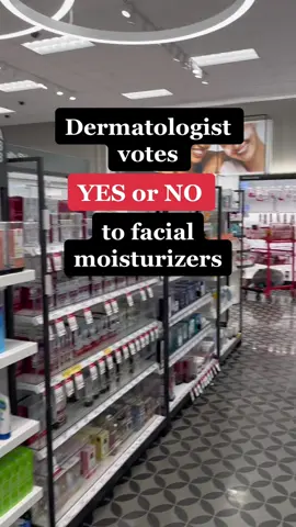 Dermatologist votes yes or no to facial moisturizers #drugstore #dermatologist #derm #skincare #skindoctor #affordableskincare #dermdoctor 