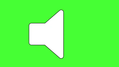 Animation Speaker Green Screen
