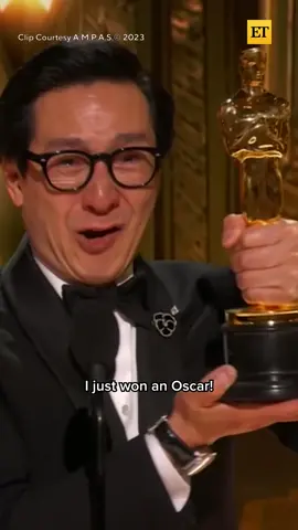 Ke Huy Quan's #Oscars acceptance speech for Best Supporting Actor brought us to tears. 🥹