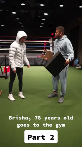 Brisha 78yrs old decided to go to the gym to get stronger 💪 #fyp #comedy #funnyvideos #funny #Fitness #FitTok #GymTok 