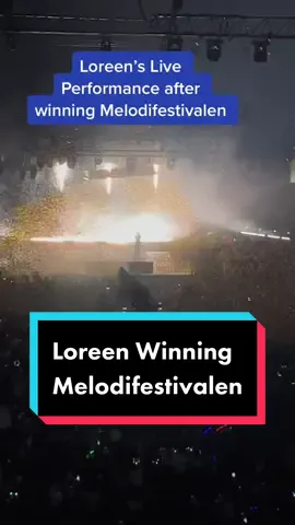 #loreen ‘s Live Performance after winning #melodifestivalen in #sweden #melfest #eurovision #eurovision2023 #tattoo #fyp #fypシ #pourtoi #eurofanclub 