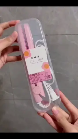 Hair iron mini electric splint,portable straight curling dual-use curling iron bangs straightener #Mini curling iron #hair straightener #Bangs hair curler
