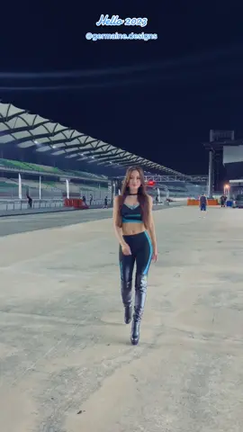@𝐆𝐞𝐫𝐦𝐚𝐢𝐧𝐞𝐃𝐞𝐬𝐢𝐠𝐧𝐬 💙 First trackday of 2023 at @Sepang Circuit #model#racequeenmodel #modellife #gridgirl #gridgirls #trackday #racing #racetrack #racingoutfit #customracesuit #motorsports 