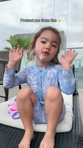Eva reminding you to protect your skin 🧡 Use code: BUDSXEVA20 for 20% off anything @budsorganics  #budsorganics #babycream #kidsoftiktok #fyp #tiktokmalaysia 