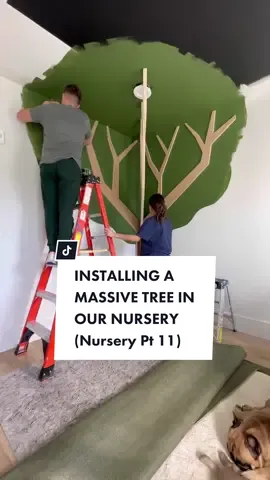 Replying to @diane.rivas we also installed a literal tree 🙈🌳 #homedecor #nursery #homedesign #homeinspo 