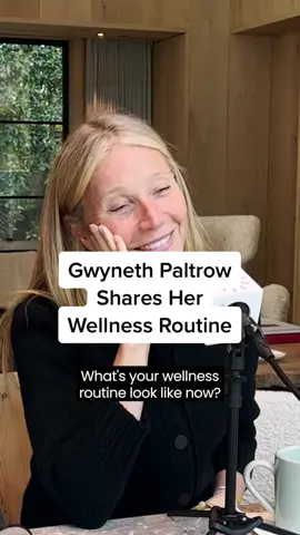 #gwynethpaltrow shares her daily wellness routine on The Art Of Being Well, listen now 🎧 #wellnessroutine #healthandwellness #healthylifestyle #routines #goop #podcastclips 