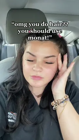 ok little miss MLM #monat #hair #haircare #hairtok #hairstylist #cosmetology #cosmetologyschool 