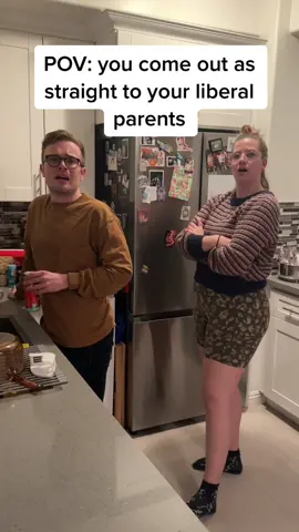 POV: you come out as straight to your liberal parents #comedy #comingout #parents #liberalparents #fyp 