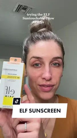 SPF ✅ TINTED ✅ GLOW ✅ okay @elfcosmetics ya killed it with this sunscreen! 👏🏼 I have dry skin so this is PERFECT for me #drugstoremakeupfavorites #drugstorebeautyreview #wearspfdaily #facesunscreen #antiagingskincare #wearsunscreen #elfskincare #affordablemakeup #affordablebeauty #targethaul 