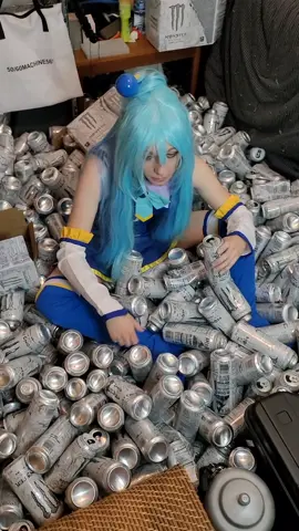 it do be like that sometimes #aquakonosuba #cosplay #animecosplay #cosplayer #fyp #fypシ #monster #monsterenergy #anime