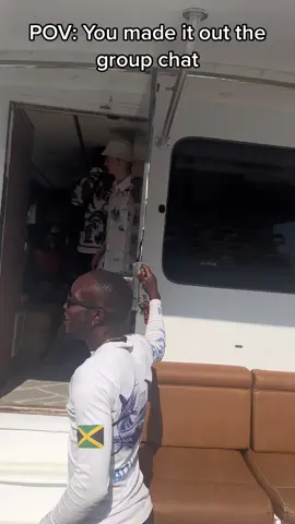 Mad ting fr #jamaica #jamaicantiktok🇯🇲viral #jamaicancruise #boatride #yatchlife #yatchparty #madeitoutthegc 