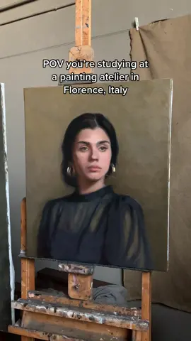 2 week portrait painting study done in oil #artist #florence  #fineartstudent #paintersoftiktok #artistpainting #supportartists #paintersoftiktok #artistsoftiktok #portraitart 