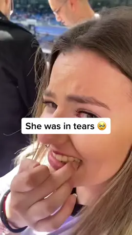 Seeing Bernabéu Stadium for the first time had her in tears 🥲 Via: albaa.r.m/TikTok #football #halamadrid #realmadrid 