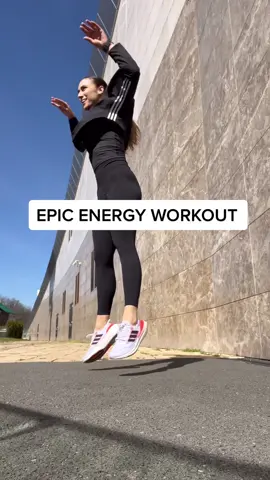 Energy level 💯 EPIC ENERGY WORKOUT! 😎💪 Drills, jumps, squats, balance exercises, high impact and strength! #outdoorworkout in my #ultraboost light 🔥 Recommendation workout: Warm-up 10 min easy run + gymnastics  45-60 sec each exercise x 3 to 5 rounds  10 minutes run to end the workout  Stretching at the end 🏃‍♀️🏃💪😎 Trăiește activ și sănătos, 🆎 #ancabucur #ultraboostlight #adidas #createdwithadidas #workout #epicenergy #strongwomen #strong