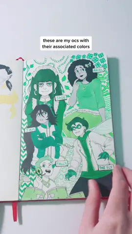 these wouldve made for great process vids but i wouldnt start making video content until 2020 lol #sketchbook #sketchbooktour #ocs #originalcharacters #arttok #artistsoftiktok 