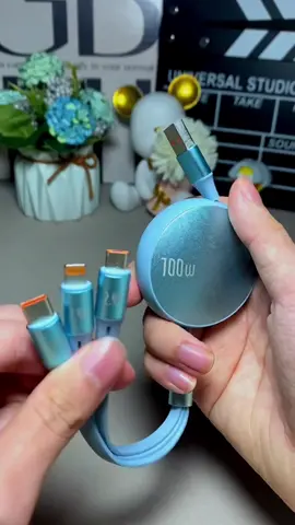 3 in 1 Retractable Fast Charging Data Cable #cable #datacable #fastcharging #fastchargingcable #tiktokmakemebuyit #typec #microusb #lightning #3in1cable #retractablecable 