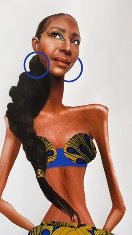 Laetitia Adam Rabel’s “If I were a fashion figure” series. #springbreak #luxury #fineart 