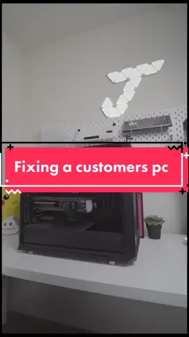 Fixing a customers gaming pc #fixingapc #gamingpc #pcbuilds #pctips #bluescreenofthedeath 