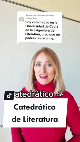 Respuesta a @culturalboyrf Corrección ortográfica. #ortografía #ebau #Selectividad #spanishteacher 