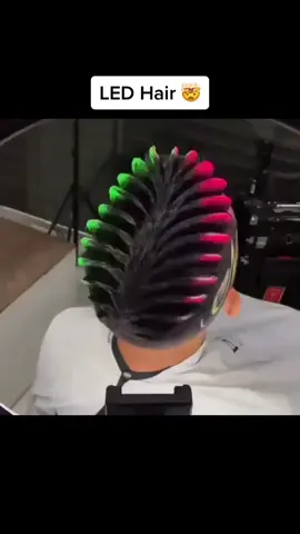 Would you wear your #hair like this? #futurefamilyreviews #LED #RGB #hairstyle #HairCut #hairstyleswitch #Wow #Amazing #Tech
