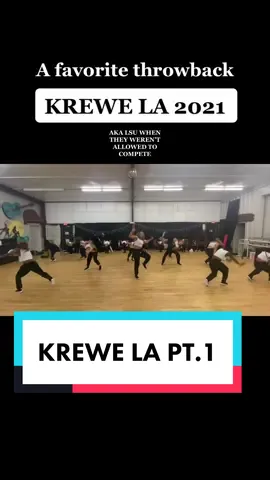 Just a little throwback to one of our fav sections from practice in 2021👏👏 #lsutigergirls #krewela #choreographer #danceteam #monstersofhiphop #dance #performance #practice 