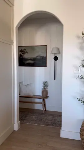 Cozy little hallway. #fyp #homedecor #DIY #foryou #hometok #ltkhome #diyhomeprojects #shiplap #homeinspo #cozyhome #homeaesthetic 