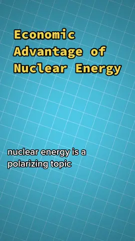 Who knew that nuclear energy could be so economically advantageous? Fossil fuels still have a lot of good things going for them, but the economic benefits of nuclear energy can’t be denied. Let’s get the conversation started: Who knows more about what nuclear energy can do for us? #energyeconomics #econtok #economics 