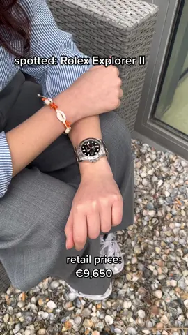 a chunky sports watch to get through the day🤭 what’s your favorite Rolex? #rolex #watchspotting #rolexexplorer2 #rolexexplorer #fyp 
