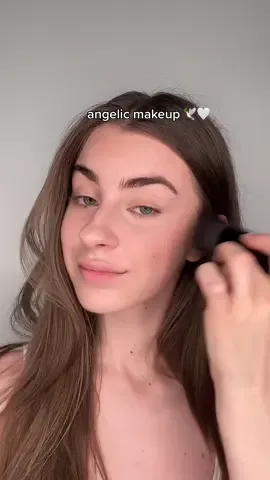 angelic makeup 👼🏻🕊️ 🤍products used: @loccitaneusa immortelle divine foaming cleansing cream + immortelle divine serum, @Charlotte Tilbury concealer mixed with L’Occitane immortelle divine cream, @Saie bronzer + highlighter #loccitanepartner  #makeup #makeupaesthetic #angelicmakeup 