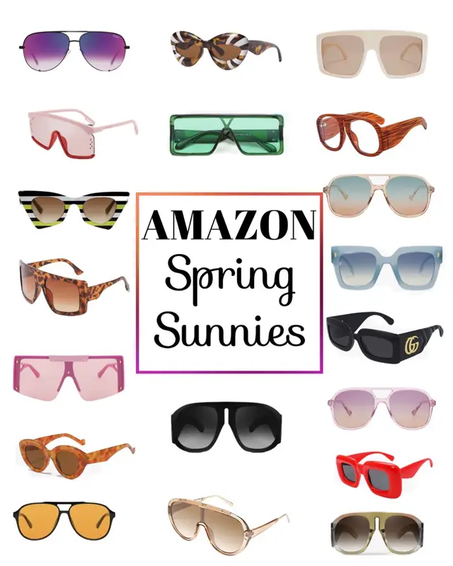 Amazon Sunglass Haul #blackgirltiktok #grwmblackgirledition #OOTD #grwm #amazonfinds #amazonsunglass #amazon 