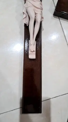 Salib Dinding Yesus Kayu Jati 50 cm