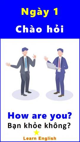 30 Ngày tự học tiếng anh giao tiếp cơ bản cho người mới bắt đầu [Ngày 1] Chào hỏi #tuhoctienganh #giaotieptienganh #chaohoitienganh