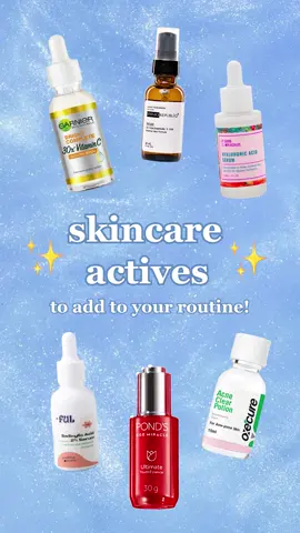 Ready to give your skin a glow up? ✨ Upgrade your #skincare routine with these powerful actives that'll make you look fresh and radiant all day long! 💪🏼🧖‍♀️ #fyp #skintok #clearskin #glassskin