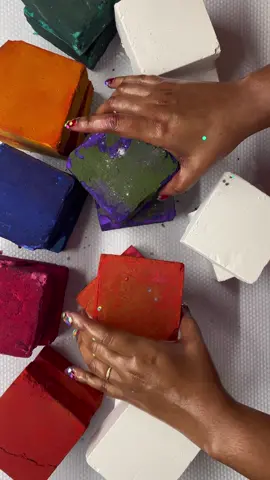 #spazzypurple had competition; @snowfairyasmr is a real dyed chalk maestro 😍💕
