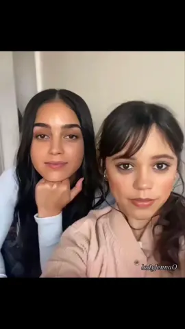 photo of Jenna and Melissa taken on the set of the movie 